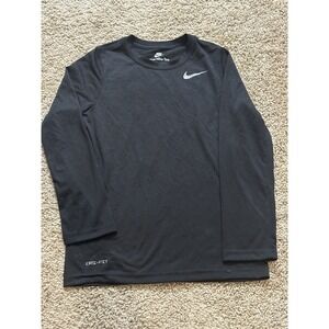Boys Nike Dri Fit Long Sleeve Athletic Shirt - The Nike Tee - Small